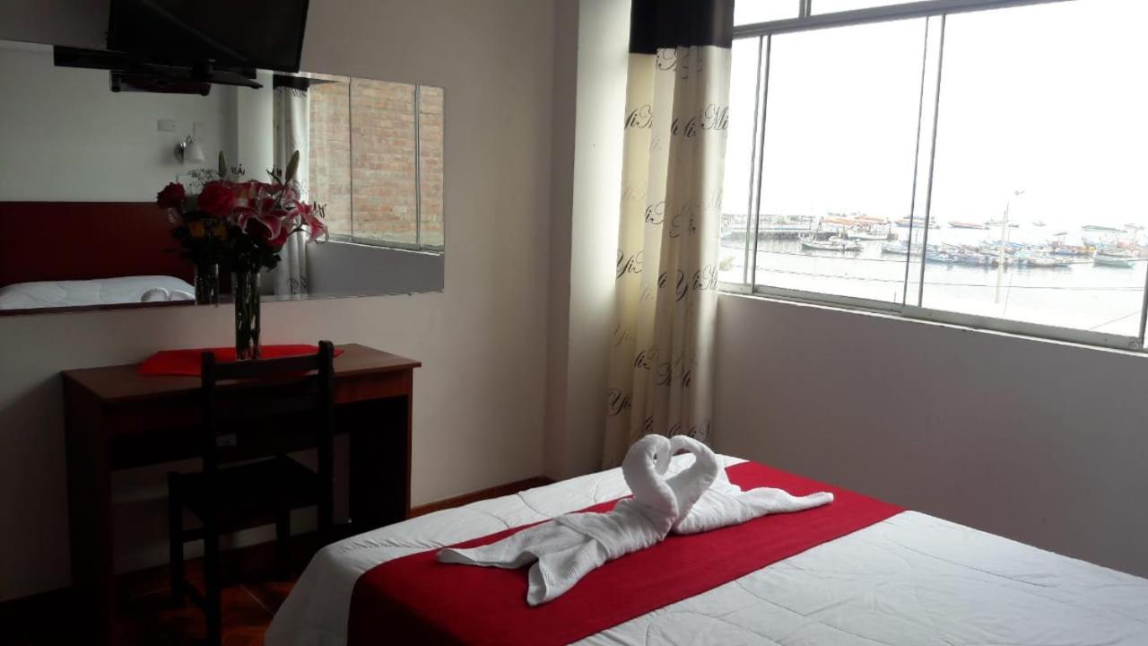 Paracas Hotel Fiorella Bagian luar foto